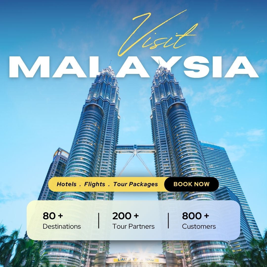 modern malaysia travel agency promo instagram post