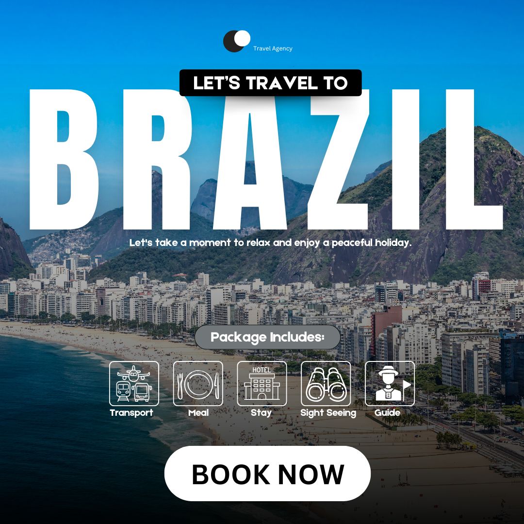 white and blue minimal brazil travel instagram post